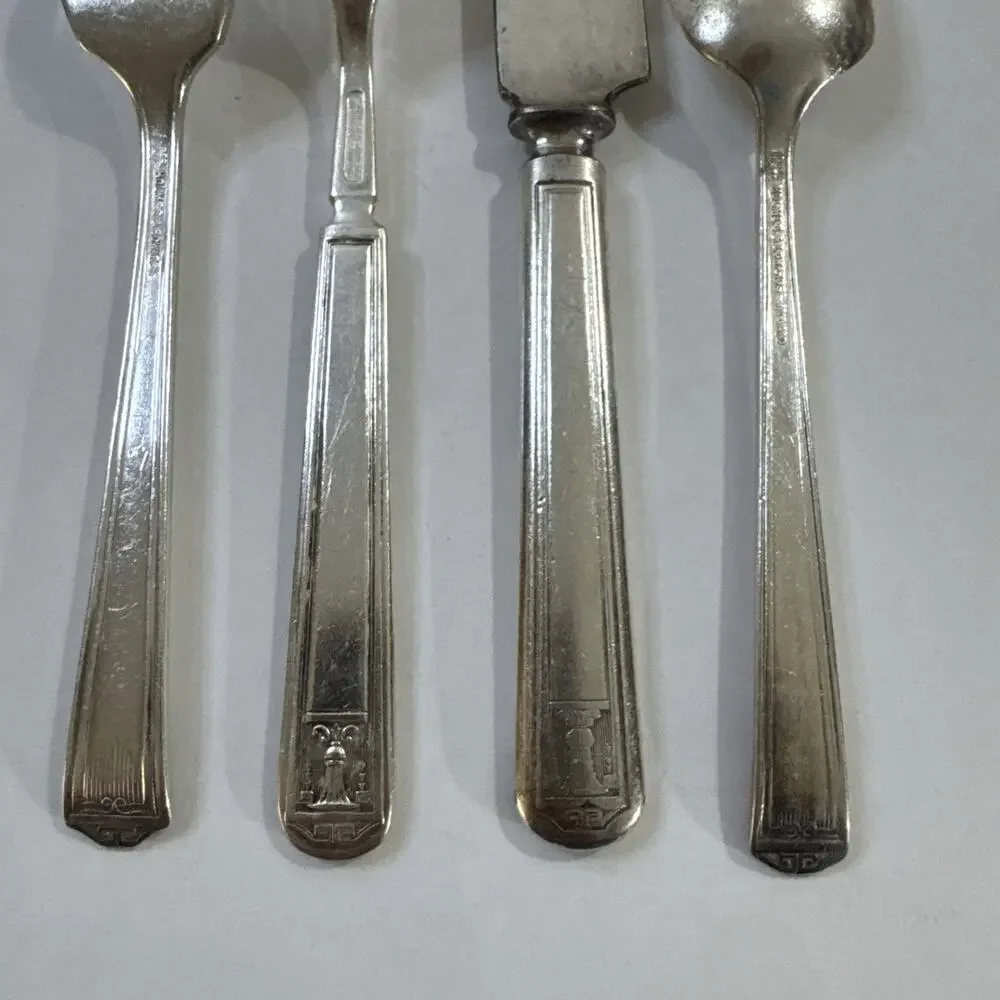 Vintage Holmes & Edwards Place Setting - Century - Silverplate Inlaid Flatware